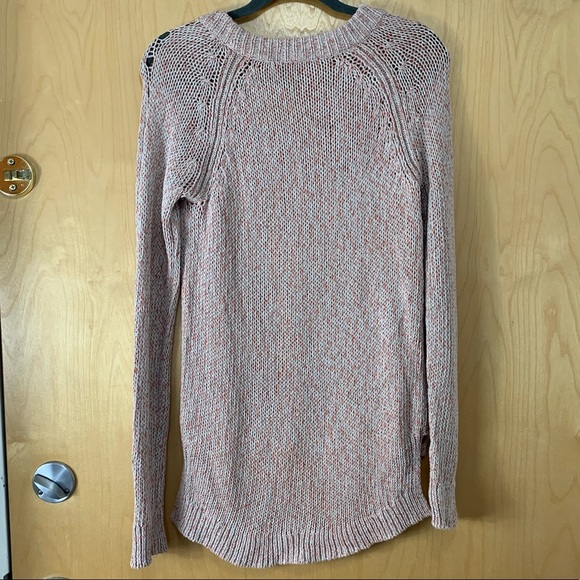 Rag & Bone Pink High Low Slouchy sweater - Picture 4 of 12